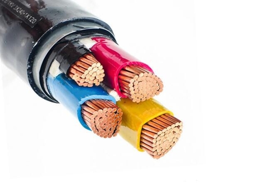 จีน 3x240 + 1x120mm2 สายเคเบิลเคเบิลหุ้มสายไฟหุ้มสายไฟทองแดงแกนหลัก XLPE / PVC Insulated Underground Cable ผู้ผลิต