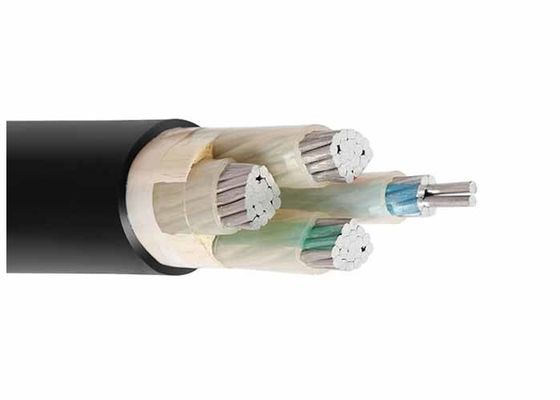 จีน 0.6 / 1kV อะลูมิเนียม Conductor สี่แกน XLPE Insulated Cable แรงดันต่ำ ผู้ผลิต