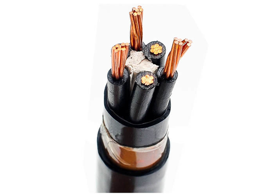 จีน ปลั๊กไฟทองแดงหุ้มฉนวน XLPE PVC 0.6 / 1kV Five Copper Core ผู้ผลิต