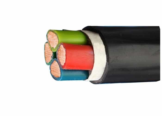 จีน สายไฟทนไฟสายทองแดงตัวนำไฟฟ้าโคแอกเซียล 4 คอร์ 0.6 / 1KV สายไฟฉนวน PVC ผู้ผลิต
