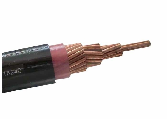 จีน ฉนวนพีวีซี XLPE ฉนวนกันความร้อนทองแดง Conductor, YJY สายไฟ / 300mm Single Core Cable ผู้ผลิต