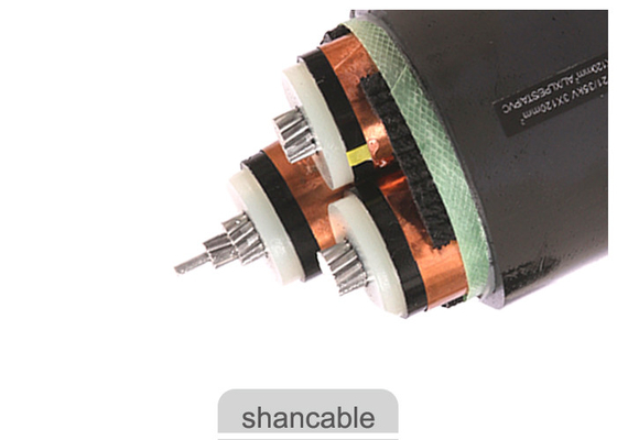 จีน สายไฟฟ้าฉนวน XLPE แรงดันปานกลาง / สายไฟไฟฟ้า IEC 60502 ผู้ผลิต