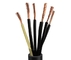 การรับรองมาตรฐาน CE ปลั๊กควบคุมสายไฟหุ้มฉนวนสีดำหุ้มฉนวนด้วยสายไฟที่ยืดหยุ่น H07VV-F Cables ผู้ผลิต