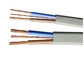 BS6004-2000 Flat Twin &amp;amp; Earth สายเคเบิ้ลไฟฟ้าสีเทา 2 * 2.5 + 1.5SQMM ผู้ผลิต