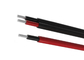 สีดำสีแดง 2 แกนทองแดงกระป๋องแกน XLPO แจ็คเก็ต PV Wire สำหรับระบบไฟฟ้าพลังงานแสงอาทิตย์ ผู้ผลิต