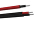 สีดำสีแดง 2 แกนทองแดงกระป๋องแกน XLPO แจ็คเก็ต PV Wire สำหรับระบบไฟฟ้าพลังงานแสงอาทิตย์ ผู้ผลิต