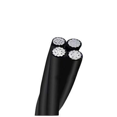 จีน สายไฟหุ้มฉนวนสำหรับติดตั้งบนอากาศแบบ Triplex/Quadruplex คุณภาพสูง 0.6/1kV เพื่อการจ่ายไฟที่เชื่อถือได้ ผู้ผลิต