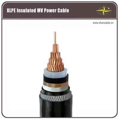 จีน เหล็กกล้าไร้สนิมเหล็กลวดหุ้มเกราะ XLPE PVC ครอบคลุมด้านใน YJV ผู้ผลิต