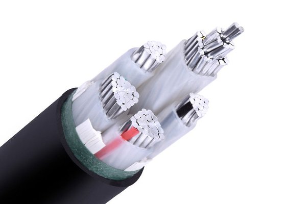 จีน สายเคเบิลไฟฟ้าแรงดันปานกลาง Shanghai Shenghua 1 X 240 Sqmm 33kV XLPE หุ้มฉนวน IEC 60502-2 ผู้ผลิต