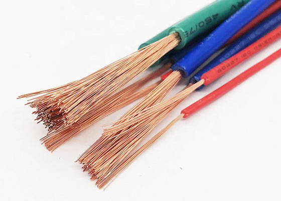 จีน Shanghai shenghua สายไฟฟ้า 1.5sq mm 2.5sq mm สายไฟฟ้าแกนเดียวสําหรับสายไฟคงที่ H05V-K H07V-K ผู้ผลิต