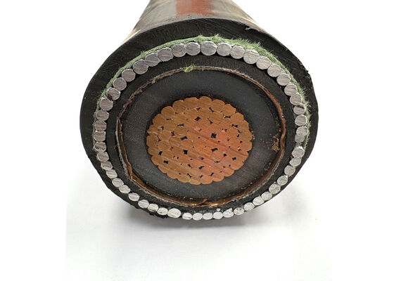 จีน High-Voltage 35kV 3x400mm² Aluminum Electrical Cable with XLPE Insulation and Steel Armour ผู้ผลิต