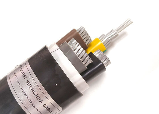 จีน สายเคเบิล CYKY 5x10 มม.2 ทองแดงปราศจากออกซิเจน หุ้มฉนวน PVC สำหรับการกระจายใต้ดินภายนอกอาคาร 0.6/1kV ผู้จัดหา