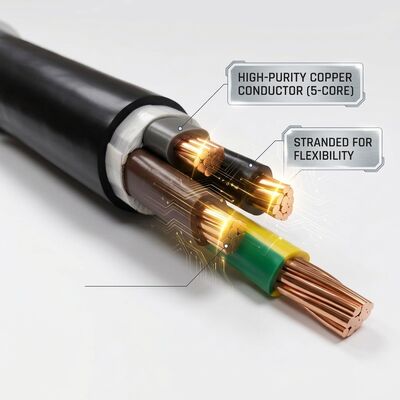 จีน LSZH 3x2.5mm2 PVC Insulated Building Cable Low Smoke Zero Halogen Flame Retardant 450/750V ผู้จัดหา