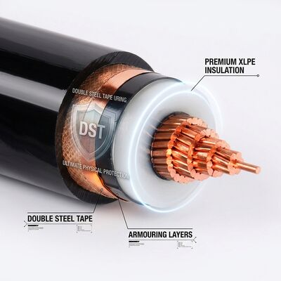 จีน อายุการใช้งาน 40 ปี XLPE ติดกันเหล็กสองเทป แบรนด์เคเบิล 0.6/1kV ผู้จัดหา