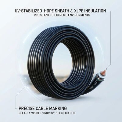 จีน Aerial Bundled 0.6/1kV 3x70+54.6+16mm2 XLPE Insulated Overhead Line Cable ผู้จัดหา