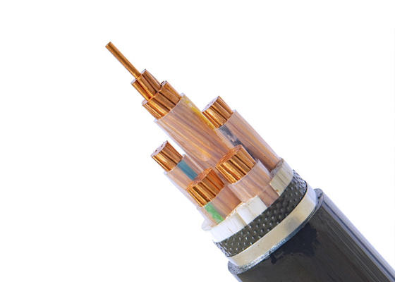 Shenghua Group กันไฟ 4 หลัก LV 600/1000V สายไฟฟ้าป้อม XLPE/PVC สายเหล็กป้อม ผู้ผลิต