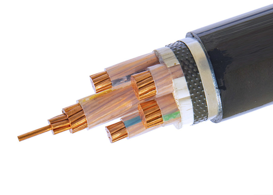 Shenghua Group กันไฟ 4 หลัก LV 600/1000V สายไฟฟ้าป้อม XLPE/PVC สายเหล็กป้อม ผู้ผลิต