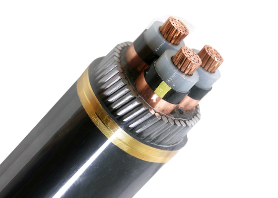 Shenghua Group 35kV 3x400SQMM เสื้อเกราะ MV สายไฟฟ้า XLPE ติด PVC ผู้ผลิต