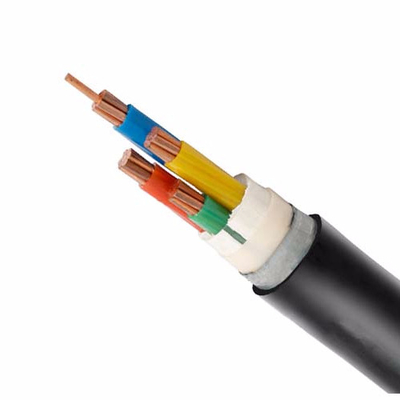 อุณหภูมิ XLPE แอร์เคเบิ้ลประกอบกันแดง 0.6/1kV 90.C ชุด PVC สีดํา ผู้ผลิต