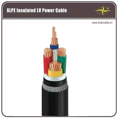 สายเคเบิลของกลุ่ม Shenghua 0.6kv สายเคเบิลแอนโดเลส XLPE ห้าแกน สําหรับการใช้งานในอุตสาหกรรม ผู้ผลิต