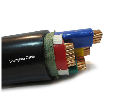 Shanghai Shenghua Five Core PVC Insulated & Sheathed 0.6/1kV  Unarmoured Aluminum Conductor Cable ผู้ผลิต