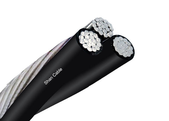 สายไฟ Shenghua Power Cable แบบรวมกลุ่มบนอากาศ ฉนวน XLPE , สายไฟบนอากาศพร้อมตัวนำส่งสัญญาณ 1 เส้น ผู้ผลิต