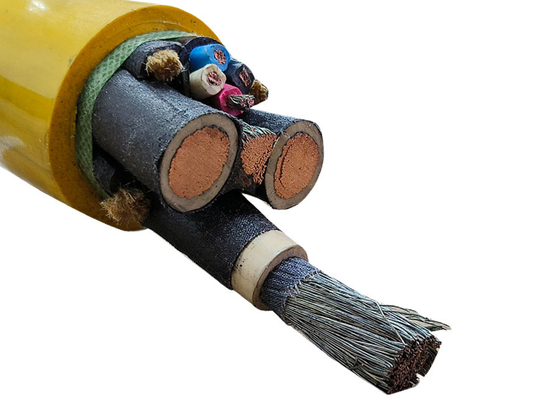 สายเคเบิลหุ้มฉนวนยางหุ้มฉนวนโลหะของ Shenghua Power Cable 0.66 / 1.14 KV CE KEMA Certification ผู้ผลิต