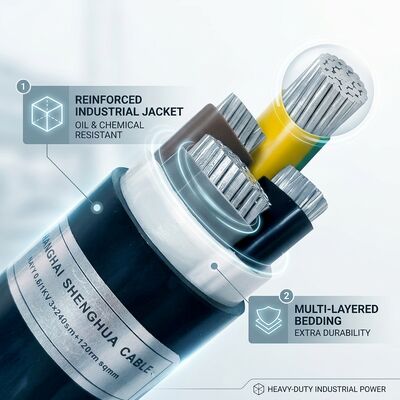 Oil Resistant Chemical Resistant PVC Insulated Cable 450/750V 3 Core Industrial Use ผู้จัดหา