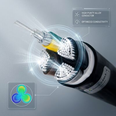 NYY 4x25mm2 PVC Insulated Cable 90C High Temperature Underground 0.6/1kV IEC60502 Power Wire ผู้จัดหา