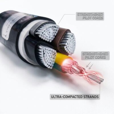 NYY 1x120mm2 PVC Insulated Single Core Cable 90C Power Station 0.6/1kV IEC60502 ผู้จัดหา