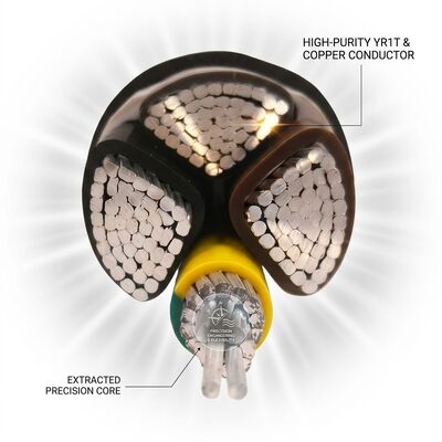 LSZH 7x1.5mm2 PVC Insulated Control Cable Halogen Free Subway 450/750V IEC60228 ผู้จัดหา