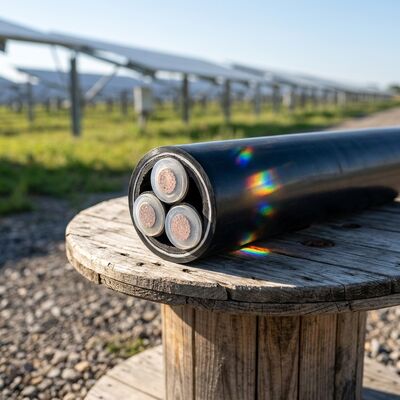 UV Resistant Aerial 0.6/1kV 3x185mm2 Aluminium XLPE Insulated Power Cable ผู้จัดหา
