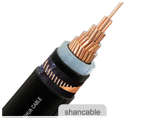 สายตัวนำหุ้มฉนวน xl pe สามแกนทองแดงพร้อมหน้าจอเทปทองแดง ผู้ผลิต