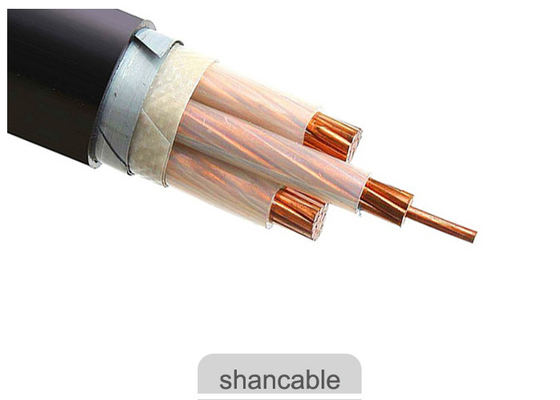 สายเคเบิลหุ้มฉนวนทองแดงหลายแกน XLPE ตัวนำไฟฟ้าแรงดันต่ำ 1kv ผู้ผลิต
