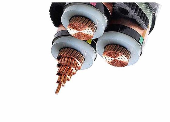 สายไฟฉนวนขนาดใหญ่สามสาย XLPE 12/20 (24) KV จาก 70SQMM ถึง 400SQMM