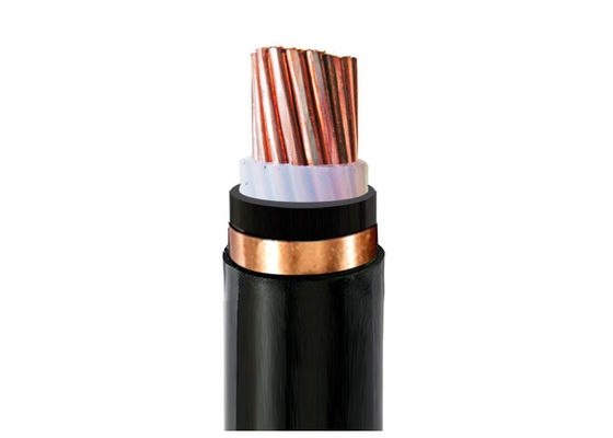 สายเคเบิ้ลฉนวนเดี่ยวเฟส XLPE Copper Tape Shield สายเคเบิลไฟฟ้า