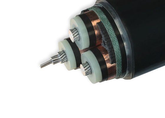 Shanghai shenghua cable อลูมิเนียม แบรนด์ไฟฟ้าเคเบิล ทองแดง Screen XLPE ติดต่อเคเบิลความดันสูง