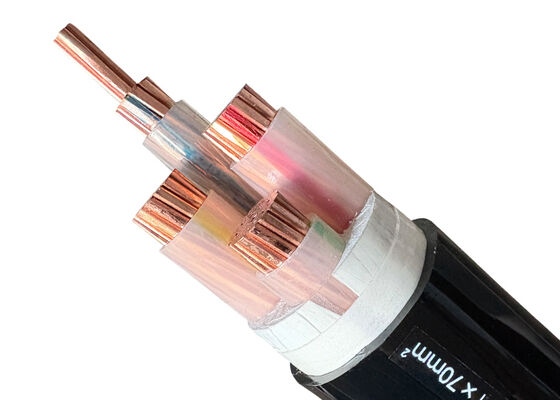 สายเชื่อมไฟฟ้าแบบโดดเด่น 12/20kV XLPE สําหรับเครือข่ายอุตสาหกรรมและสาธารณูปโภค (70-400mm2)