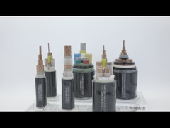 สายไฟพีวีซีสีดำหุ้มฉนวน XLPE ตัวนำทองแดง/อะลูมิเนียม
