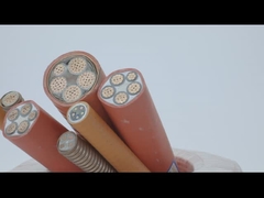 สายไฟทนความร้อนสูง IEC60331 ตัวนำทองแดงตีเกลียว